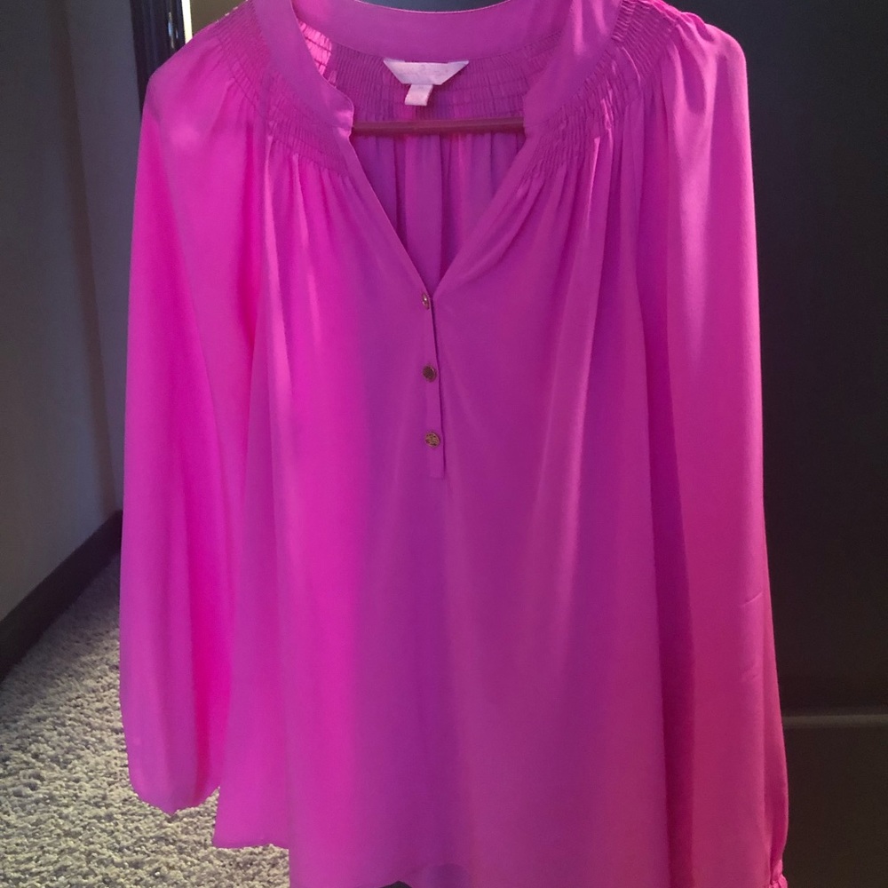 Lilly Pulitzer Elsa - Size Medium - Neon Pink